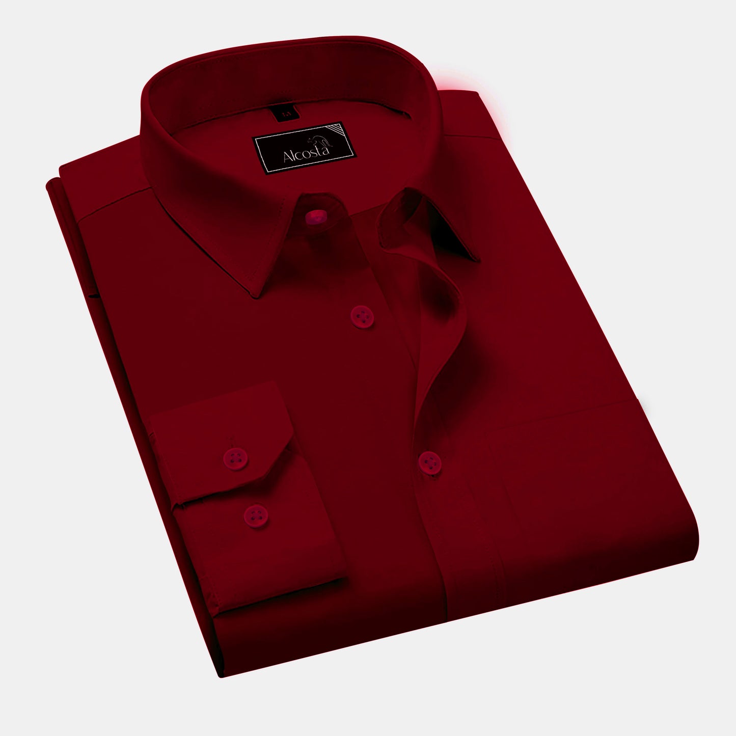 CLASSIC FORMAL CRIMSON MAROON SHIRT