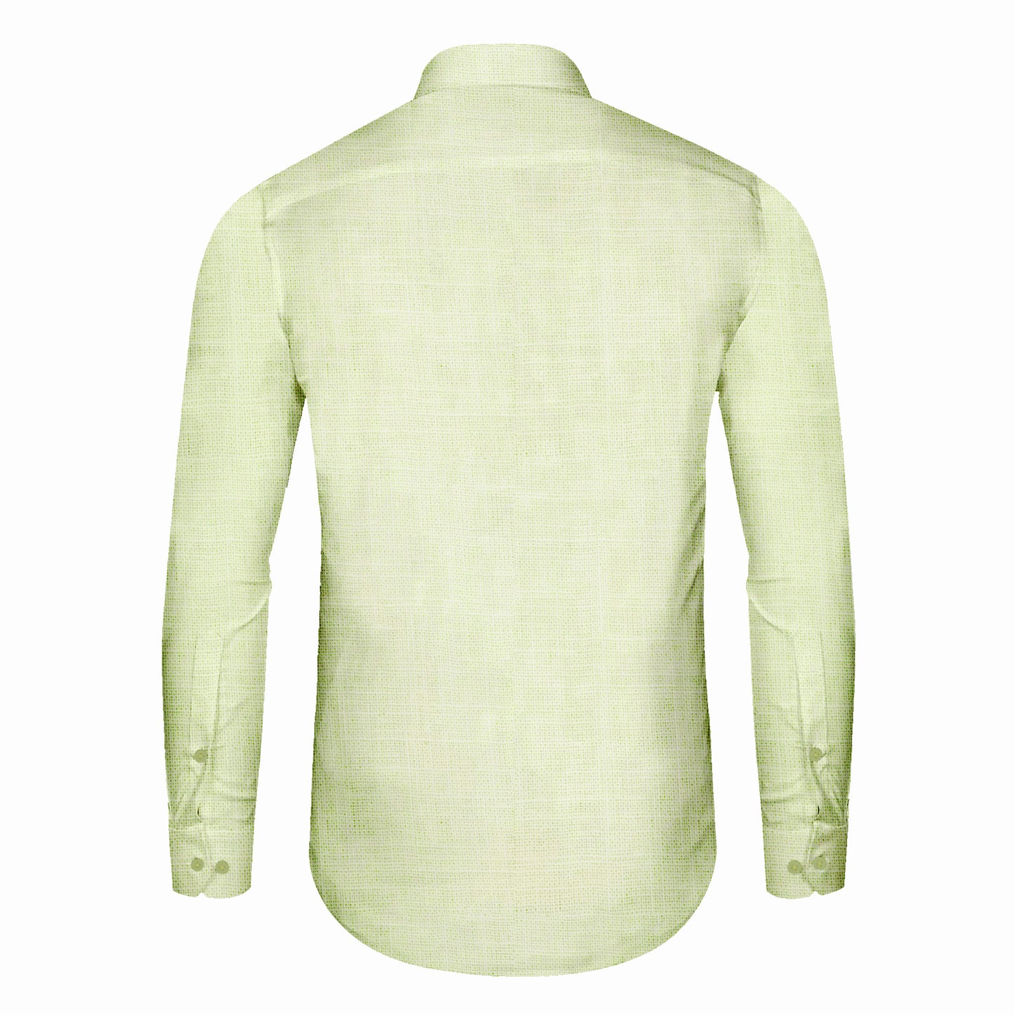 PISTA GREEN LINEN COTTON FORMAL SHIRT